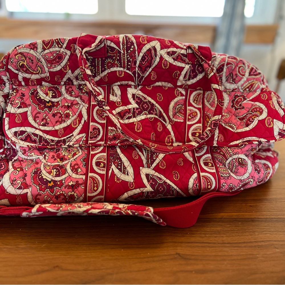 Quilted Vera Bradly large duffle
